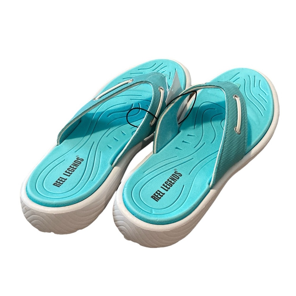 Reel Legends Nautical III Flip Flops Sandals - Picture 9 of 12